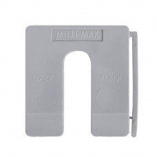 MILLIMAX UITVULPLAATJE 7MM 60 STUKS GRIJS