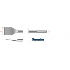 SDS-MAX SPADEBEITEL, GEBOGEN,THUNDER, 50X380