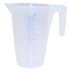 MESSBECHER-PP-2 L, TRANSPARENT-SKALA ML/%