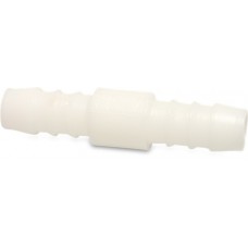 VERBINDINGSPIJPJE NYLON 6 MM SLANGTULE 16BAR WIT