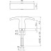 BUITENKRUK 3041/4-60MM M6 VIERKANTSTIFT 9MM BUITENKRUK 3041/4-60MM M6