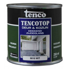 TENCOTOP DEUR & KOZIJN DEKKEND ZG 9010 WIT 0,25 TENCOTOP DEUR & KOZIJN DEKKEND ZG 9010 WIT 0,25