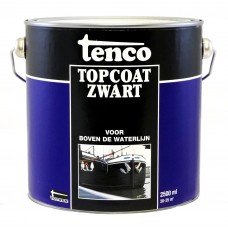 TENCO TOPCOAT TEERVRIJ ZWART 2.5