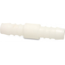 VERBINDINGSPIJPJE NYLON 12 MM SLANGTULE 16BAR WIT