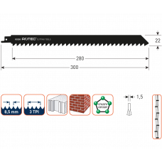 RECIPROZAAGBLAD RC830 / S1241HM (VPE 1)