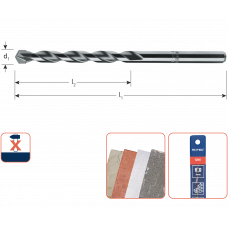 UNIDRE MULTIFUNCTIONELE BOOR,ø8,0X80/120