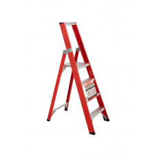 TRAP ENKEL OPLOOPBAAR ALUMINIUM 1 X 4 TREDES