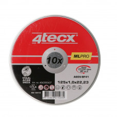 DOORSLIJPSCHIJF MEGA-LINE A60V BF41 125 X 1,0 X 22,23MM 10 STUKS